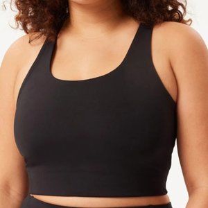 Girlfriend Collective Paloma Racerback Sports Bra Black Size XS